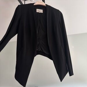 BCBGeneration Open Front Hi Low Black Blazer